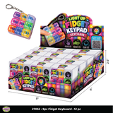 Novelty Brands - Light-Up Fidget LED Keypad Keychain Toy