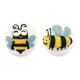Ethical Global - Bees: Eco Wool Dryer Balls Fair Trade: Happy Bee