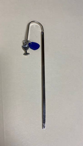 Basic Spirit - Wine Glass Bookmark with seaglass