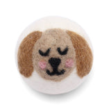Ethical Global - Dogs: Eco Wool Dryer Balls Fair Trade: White Dog