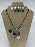 The Artist Jay - Spiral Square: Earrings