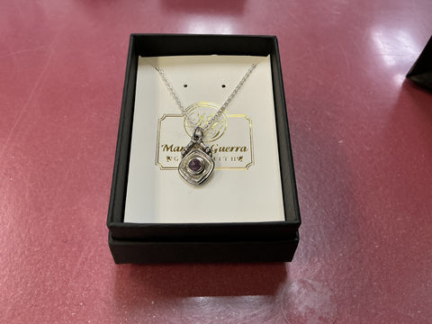 MG S/S PDT 329 Rose  Cut Amethyst