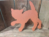 The Sawmill Shop - Primitive Halloween Cat 3D Printed Decor