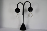Ken’s handcrafted jewelry - Sterling Silver Earrings Circle Hammered