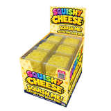 Novelty Brands - Fun Doh Slow Rise Cheese Squishies | Viral Sensory Display: Wholesale Price