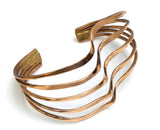Copper Wave Adjustable Bracelet