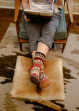Solmate Socks - Cocoa Crew Socks | Sustainably Made Socks: Medium (Women 8 - 10 / Men 7 - 9)