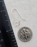Sosie Designs - Silver Dog Paw Earrings