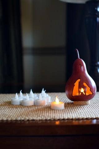 Meadowbrooke Gourds - Tea Lights with Timer - White Bag of 25