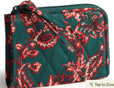 VB Zip Card Pouch in Victorian Vines