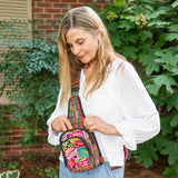 Lucia's Imports - Upcycled ChiChi Convertible Crossbody Backpack