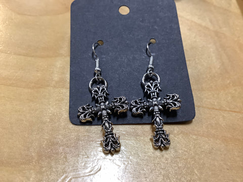 Cross Earrings by Jen G.