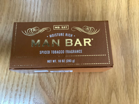 Man Bar in Spiced Tobacco 10oz