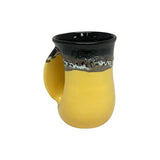 Clay in Motion - The Original Handwarmer Mug: Cobalt Canyon / Right Hand