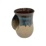 Clay in Motion - The Original Handwarmer Mug: Mudslide / Left Hand