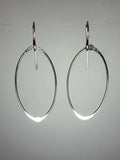 Ken’s handcrafted jewelry - Sterling Silver Earrings Medium Ovals