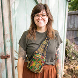 Lucia's Imports - Upcycled ChiChi Convertible Crossbody Backpack