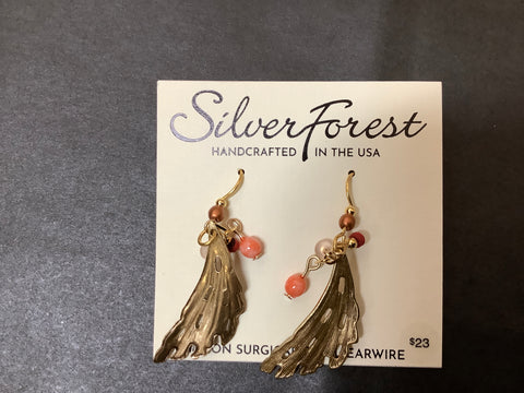 NE-2275 Silver Forest Earrings