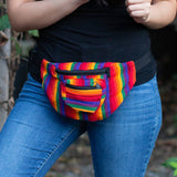 Lucia's Imports - Ikat Fanny Pack Rainbow