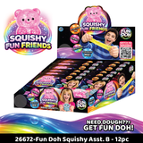 Novelty Brands - Fun Doh Squishy Gummy Fidget Toy NEW Variety - 12/Display: Wholesale Price