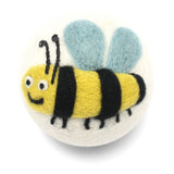 Ethical Global - Bees: Eco Wool Dryer Balls Fair Trade: Happy Bee