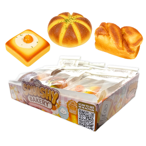 Novelty Brands - Fun Doh Bakery Slow Rise Squishy Bread Variety