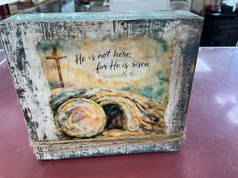 He Is Risen by local artist Lisa A.