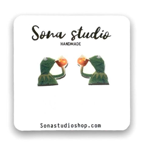 Sona Studio - None of My Business Earrings