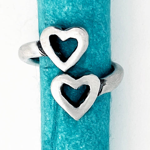 Basic Spirit - Hearts Adjustable Ring