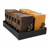 Designs by Deekay Inc. - Leather Journal, Soft w/ Lock (3 x 4.5 in.)
