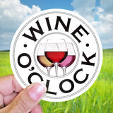 Tipsy Coasters & Gifts - Wine Sticker | Wine O'clock