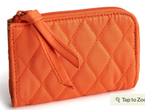 VB Zip Card Pouch in Koi Orange