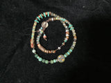 Bracelet/Necklace with Beads of Many Shapes and Colors by Deb