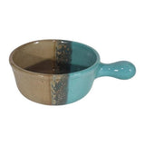 Clay in Motion - Handcrafted Ceramic Soup Mug, Dishwasher Safe: Mocha