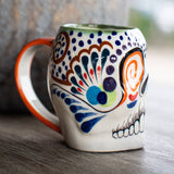 Lucia's Imports - Sugar Skull Skeleton Mug