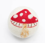 Ethical Global - Mushrooms: Eco Wool Dryer Balls Fair Trade: Two Mushrooms