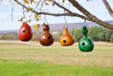 Meadowbrooke Gourds - Cabin Gourd Birdhouse - Yellow
