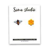 Sona Studio - Honey Bee Earrings