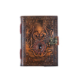 Dragon Leather diary with Stone Embossed Travel Journal