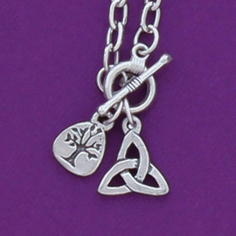 Basic Spirit - Celtic/Tree  Multi Charm Bracelet