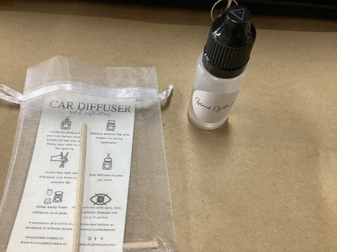 Island Getaway Car Diffuser Refill by local artist Wallflower
