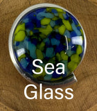 Open Teardrop Ring: Granite