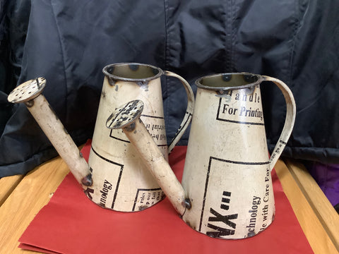 Recycled Tin Watering Can (one per purchase)