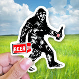 Tipsy Coasters & Gifts - Funny Sticker | Bigfoot beer