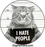 Ephemera - BUTTON: I HATE PEOPLE