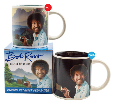 Unemployed Philosophers Guild - Bob Ross Art Heat-Changing Coffee Mug