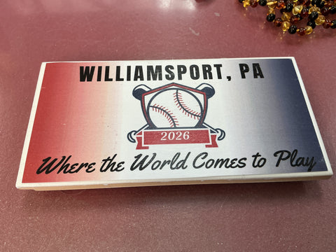 Williamsport Pa.  Where The World Comes to Play. By local artist Elaine.