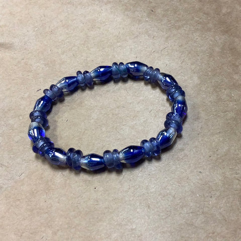 2 tone blue bracelet