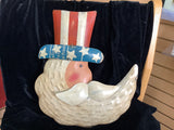 Recycled Hanging Tin Uncle Sam (choice of one one per purchase)