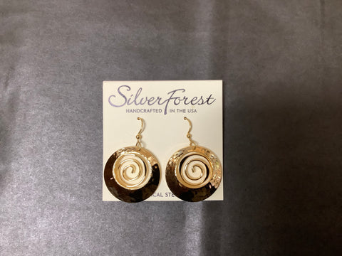 NE-2228 Silver Forest Earrings